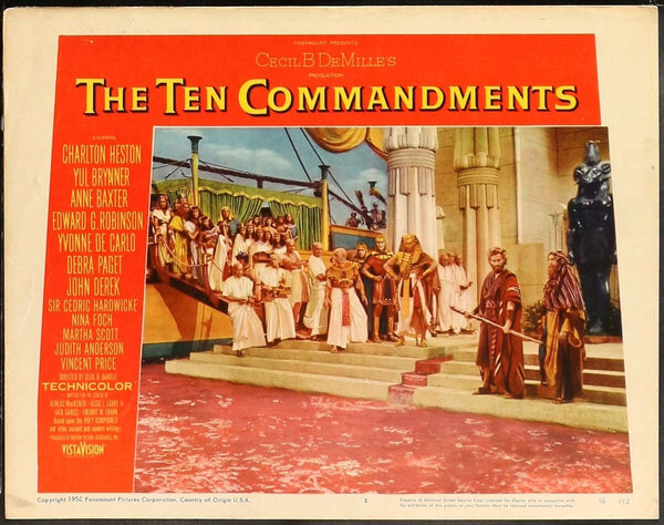 ten commandments movie poster