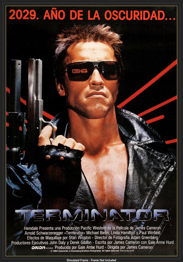 The Terminator (1984) Original Spanish Language Movie Poster - Original  Film Art - Vintage Movie Posters