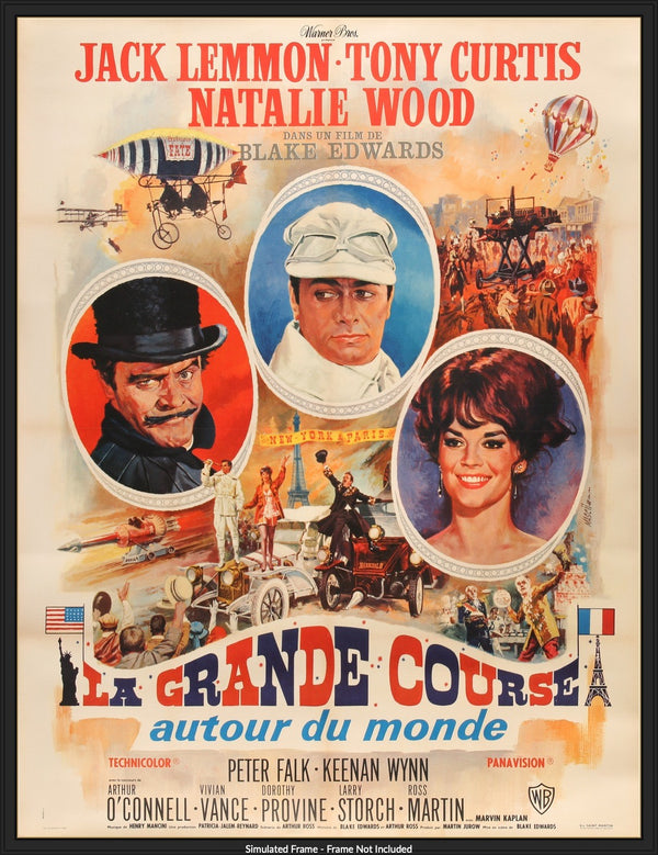 The Great Race (1965) Original French Grande Movie Poster - Original Film  Art - Vintage Movie Posters