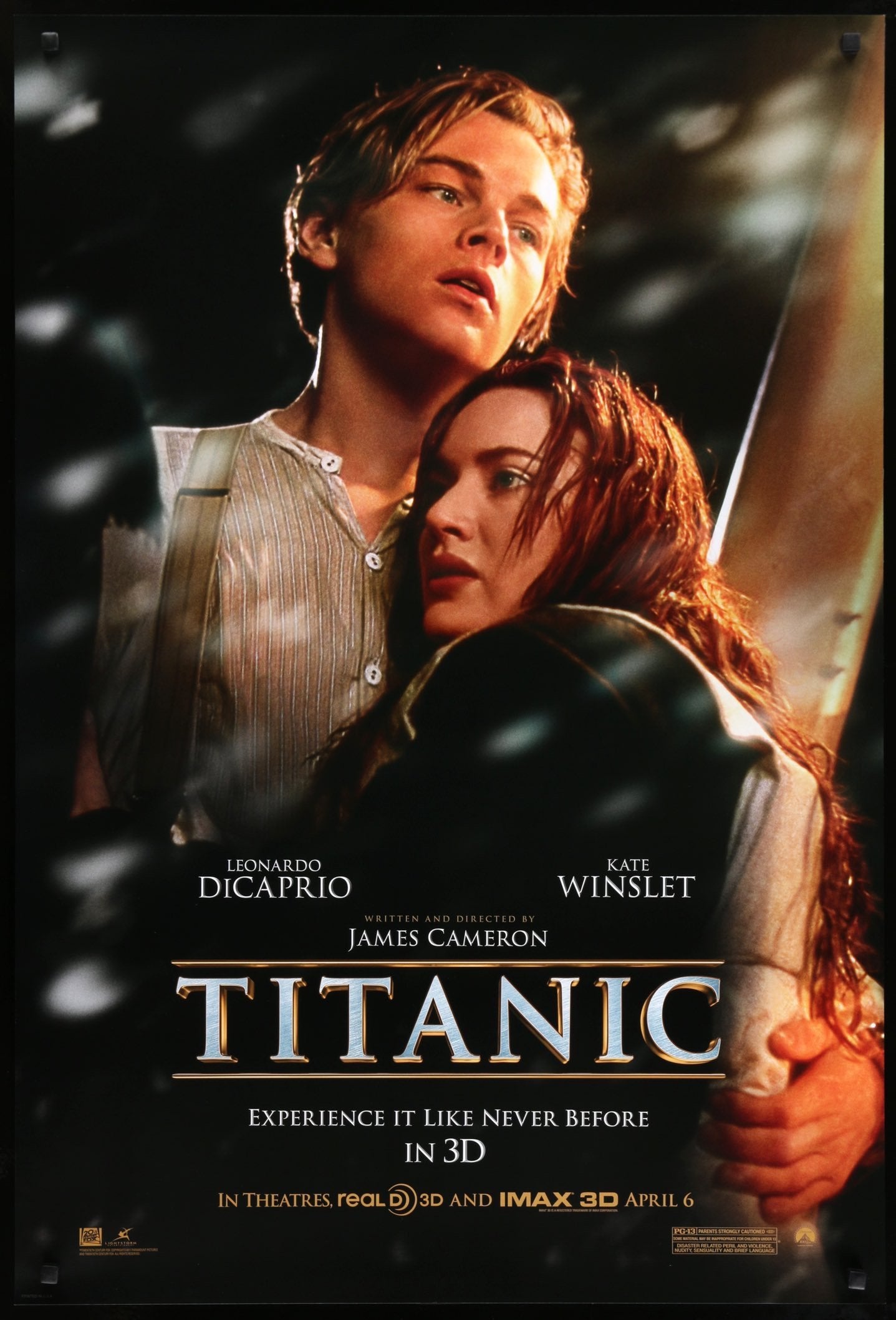 Titanic (1997) Original R2012 One-Sheet Movie Poster - Original Film Art -  Vintage Movie Posters