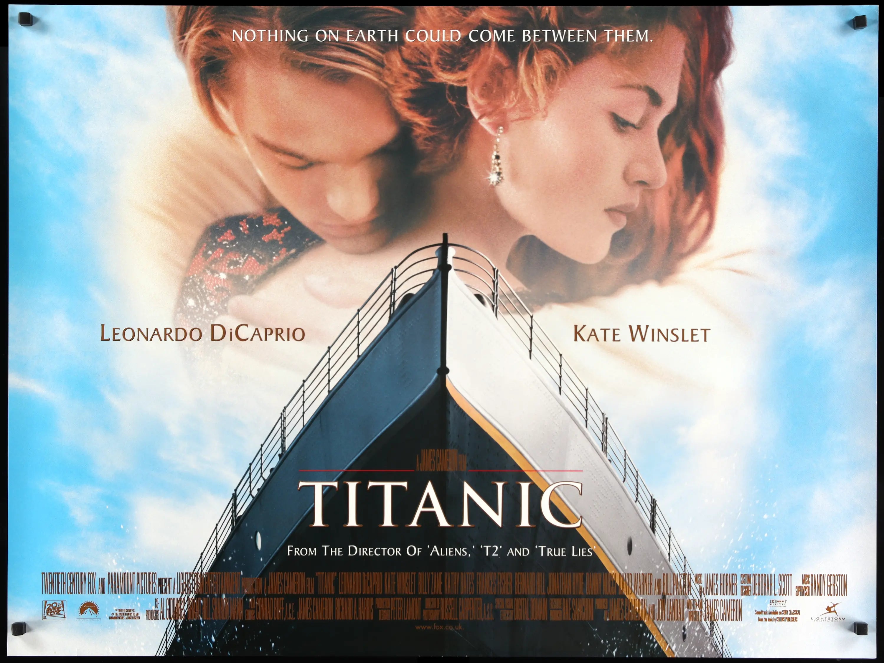 Titanic (1997) Original British Quad Movie Poster - Original Film Art -  Vintage Movie Posters