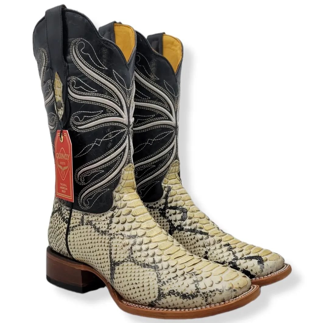 Botas de Piton Grabado Horma Rodeo Cuadrada Q8225749