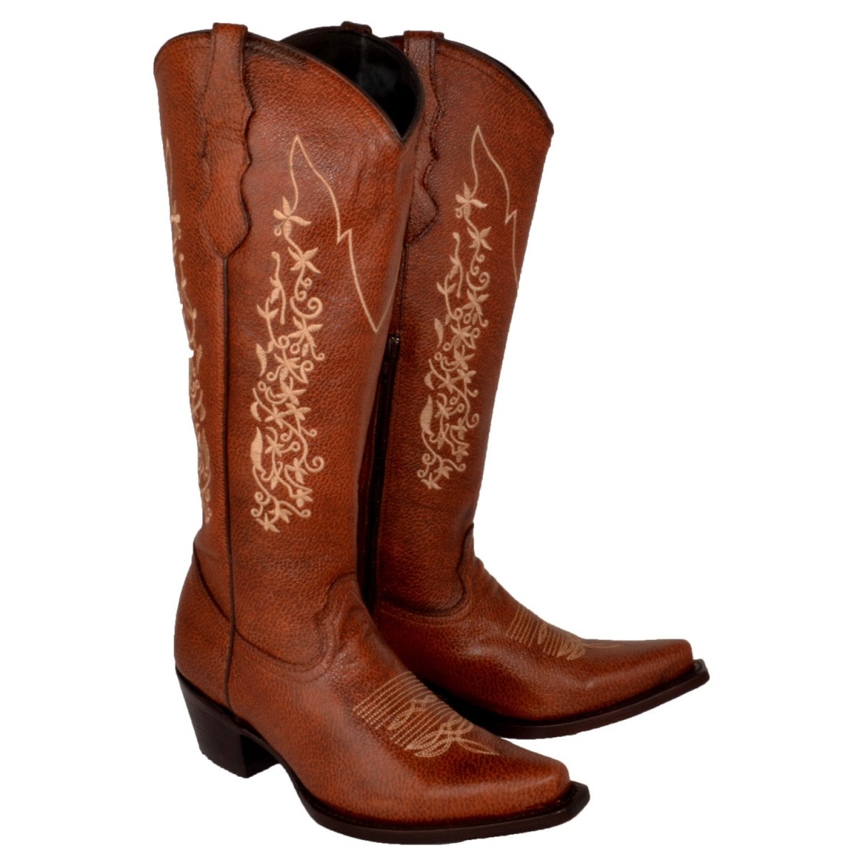 Botas de Cuero Original para Mujer Color Shedron — 