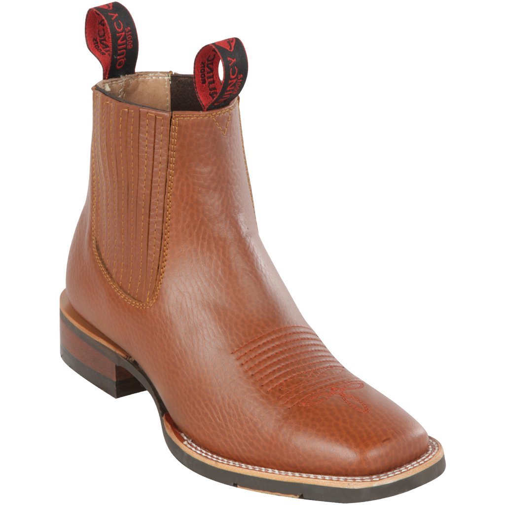 Botines Charros con Suela de Hule para Hombre Color Miel Marca Quincy ...