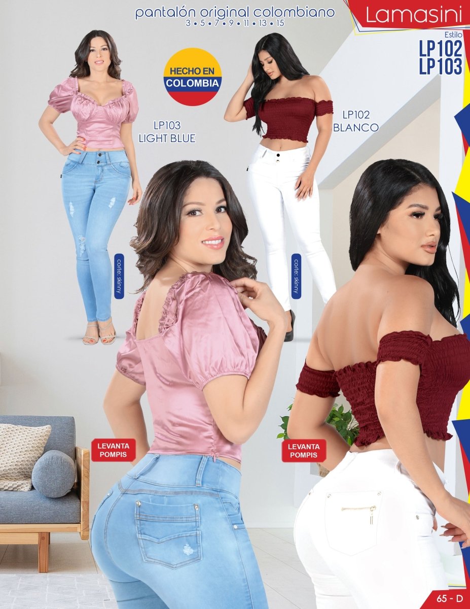 Pantalón Mezclilla Colombiano LAM-LP102/3 — CaballoBronco.com