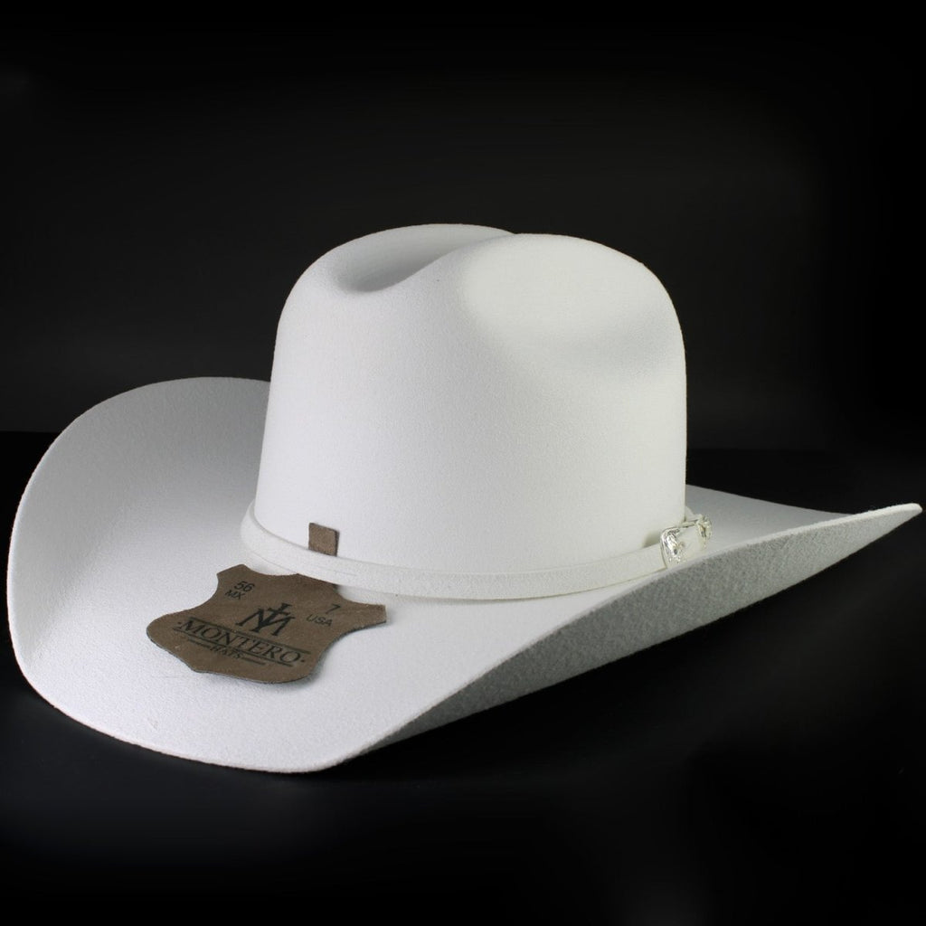 junio pintor Rugido Texana o Sombrero Vaquero 100X Horma Texas Color Blanco Montero —  CaballoBronco.com