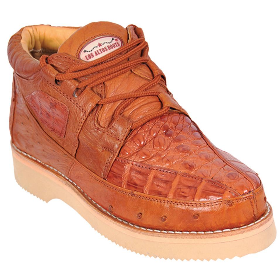 Zapatos de Cocodrilo Caiman y Avestruz Original Hombre LAB-ZA050203 —  