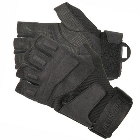 blackhawk half finger gloves