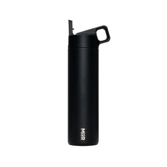 MiiR, Wide Mouth Bottle with Chug Lid Kit, Black, 20 oz