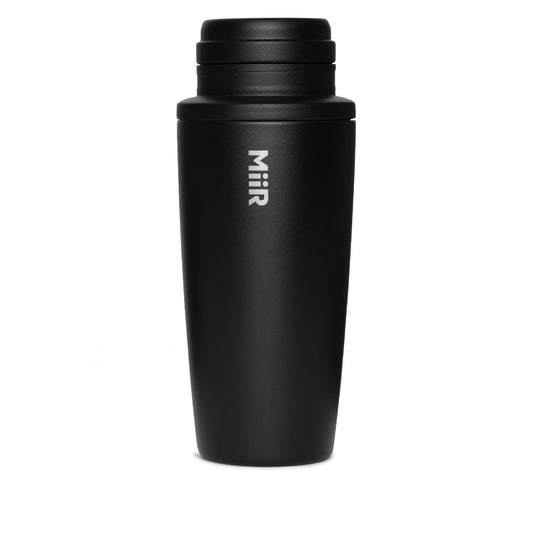 Mayim Large Travel Coffee Mug Tumbler with Clear Slide Lid and  Handle, Reusable Vacuum Insulated Double-Wall Stainless-Steel Thermos, Fits  in Cup Holder, 30oz., Blush: Tumblers & Water Glasses