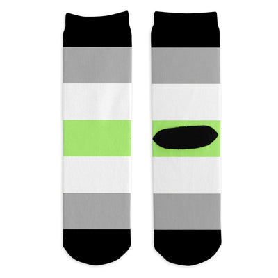 Agender Pride Flag Socks Pride Flag Socks Motsu Socks