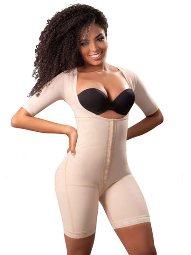 Full Body Girdle With Sleeves Lady