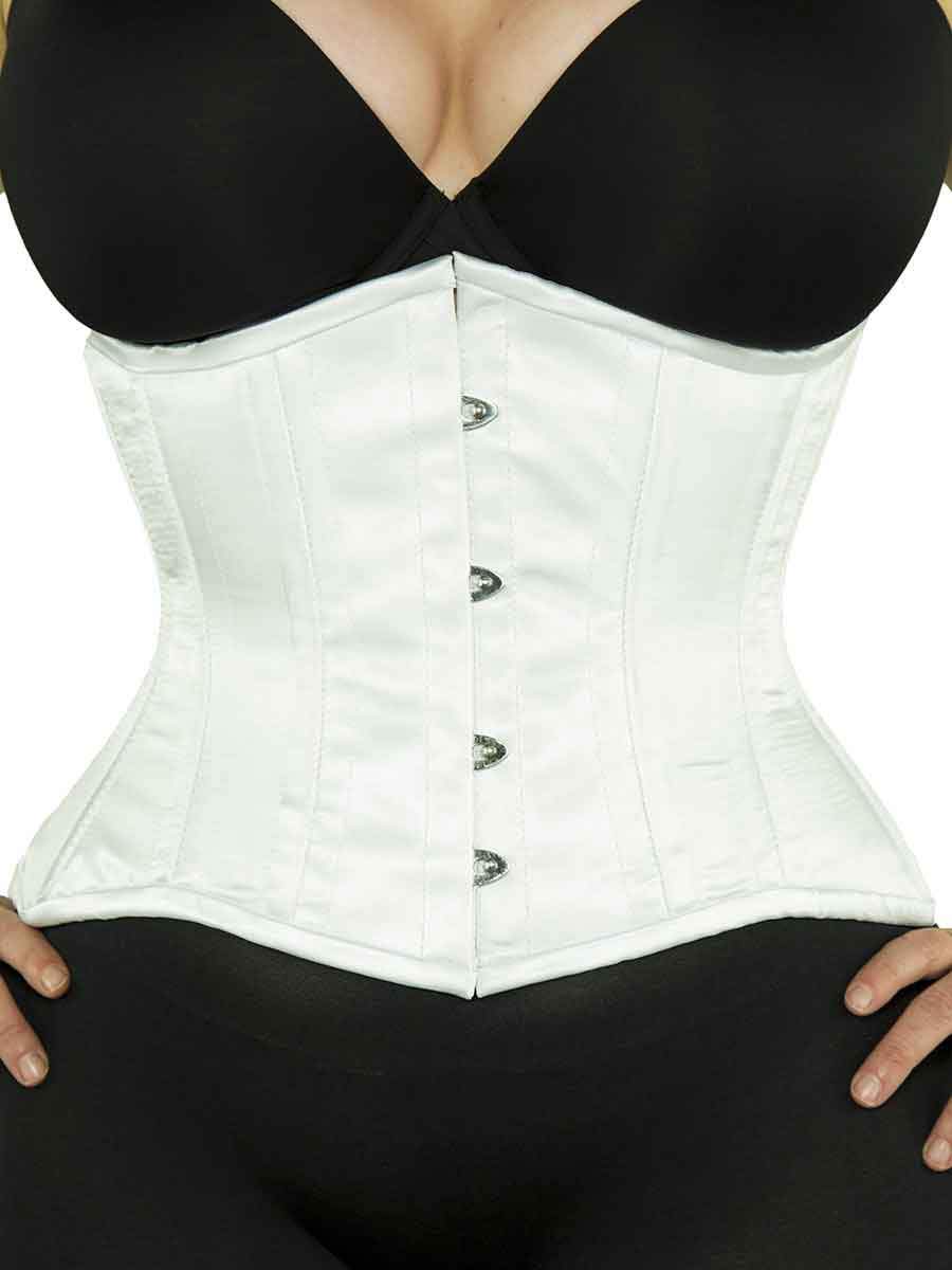 Plus Sized Waist Training Satin Corset Cs 426 Standard Orchard Corset 9369