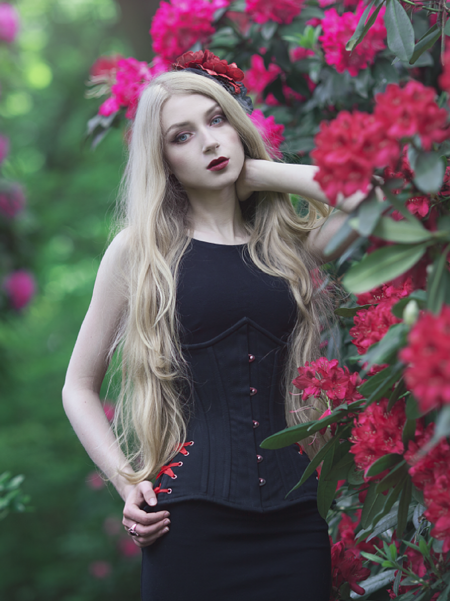 Longline Cotton Waist Trainer with hipties CS-426 | Orchard Corset