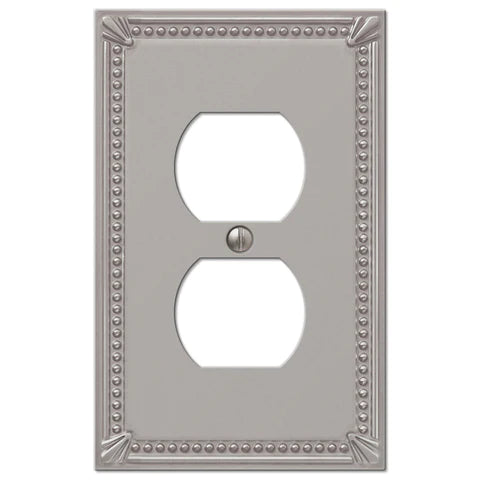 brushed nickel wallplate covers