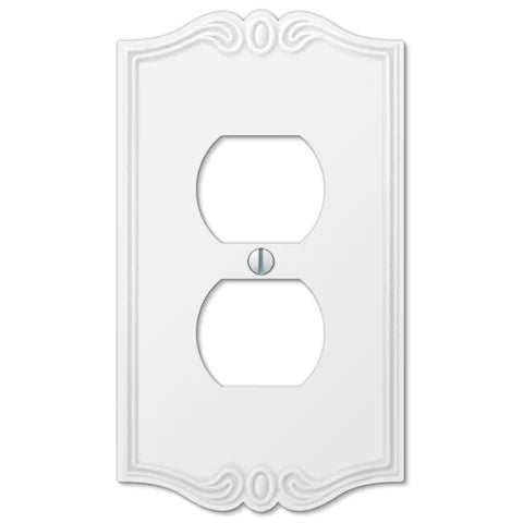 white light switch plates