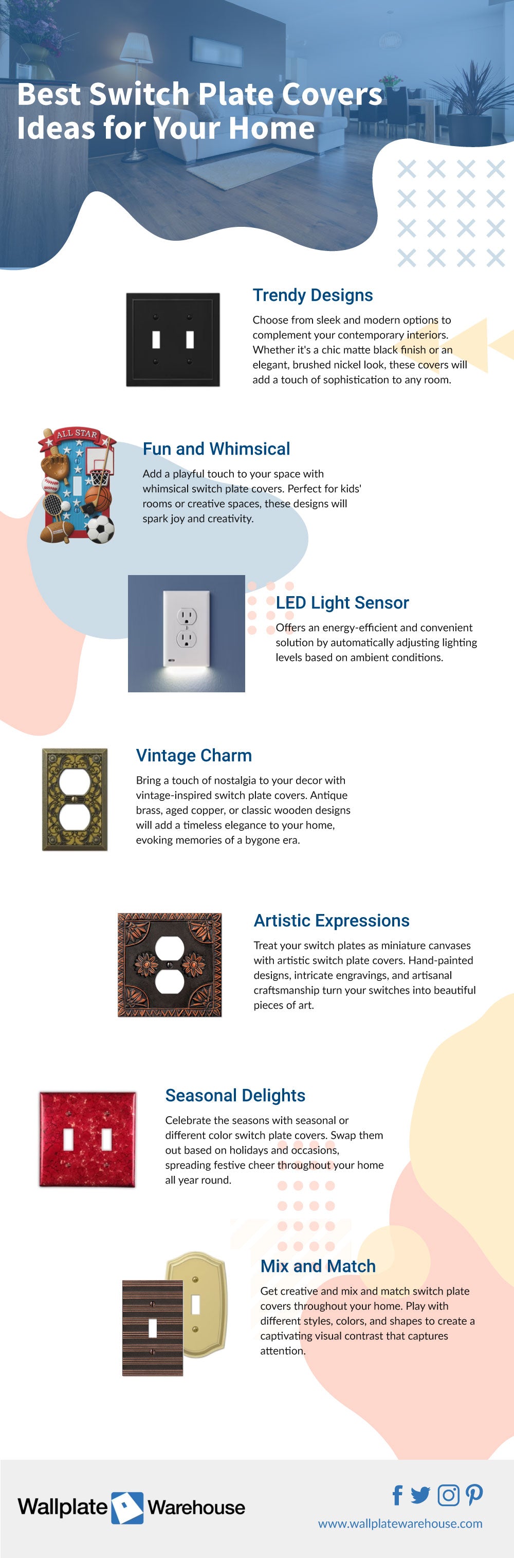 Best Switch Plate Covers Ideas for Your Home  Infographic