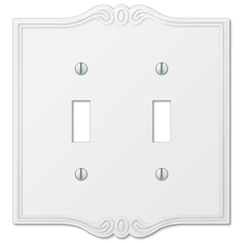white light switch covers
