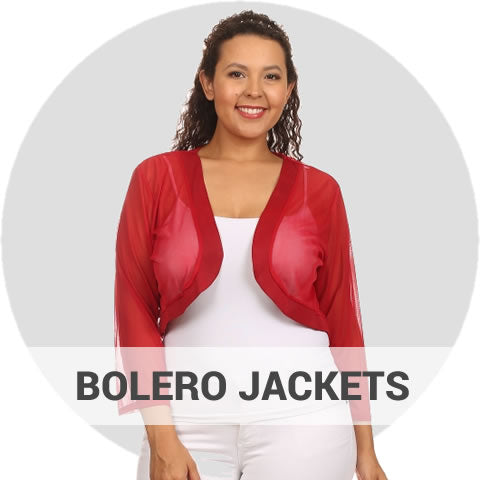 mus eller rotte mandat I forhold Plus Size Bolero Jackets For Evening Dresses | DiscountDressShop.com