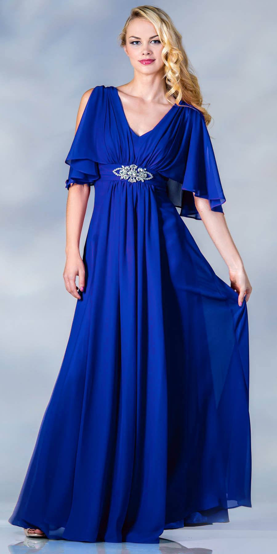 light blue grecian dress