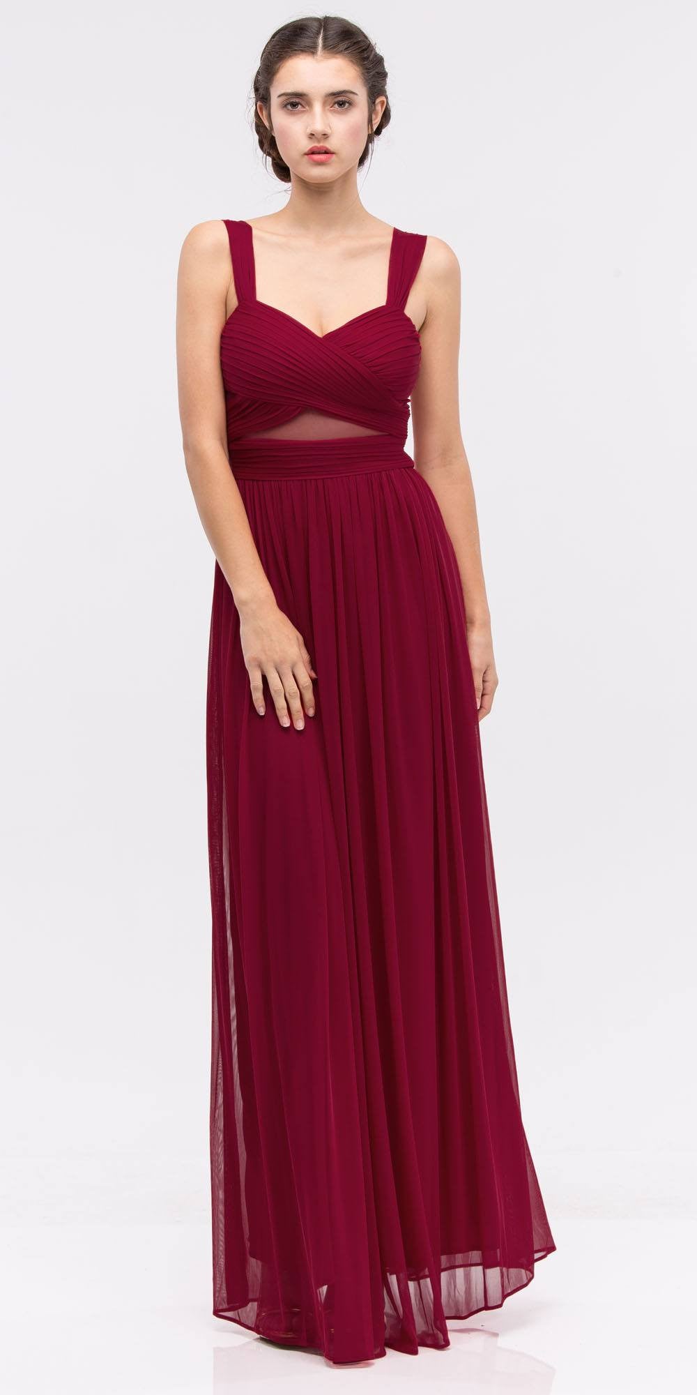 maroon sweetheart dress