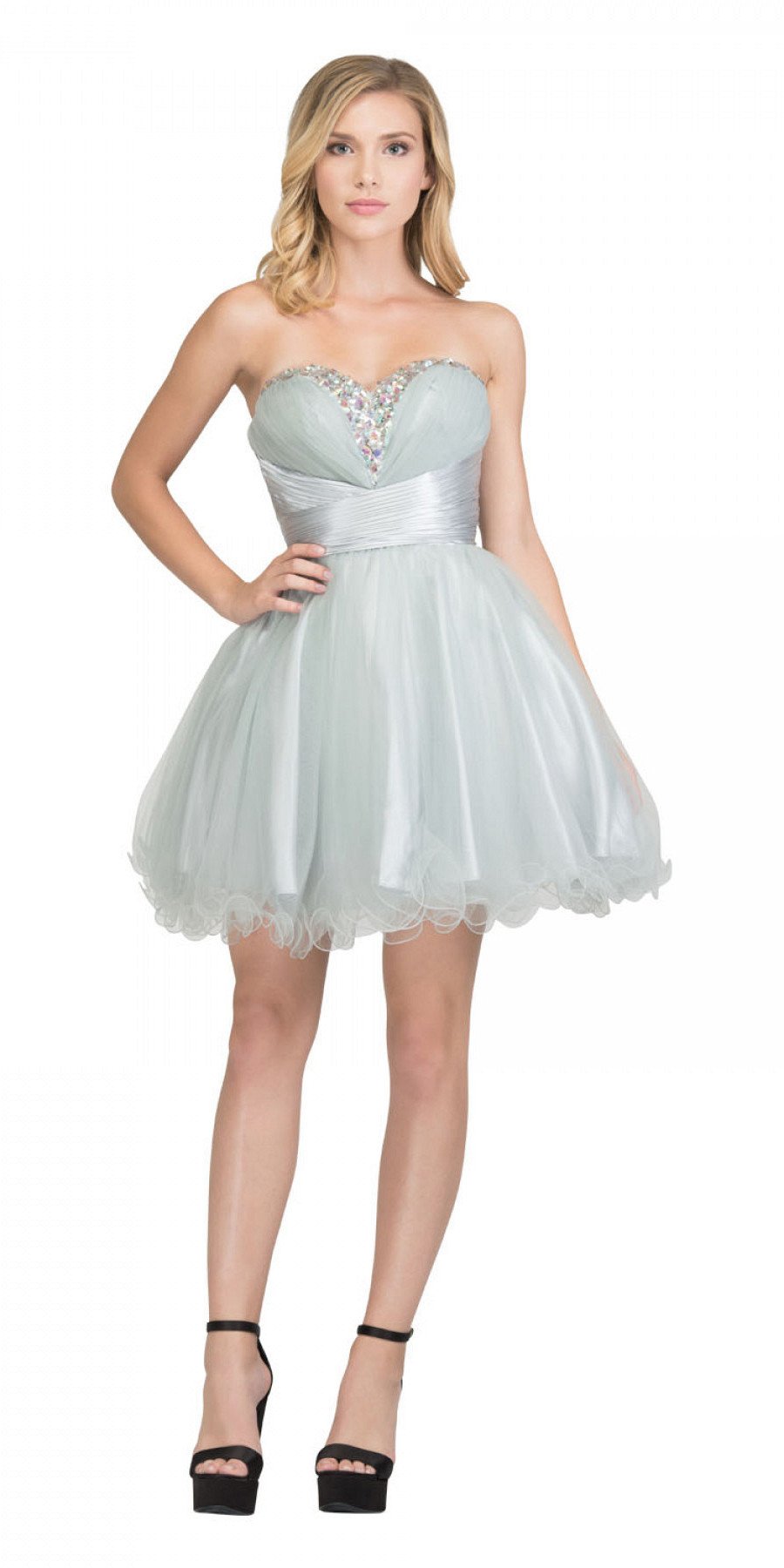 short glitter prom dresses