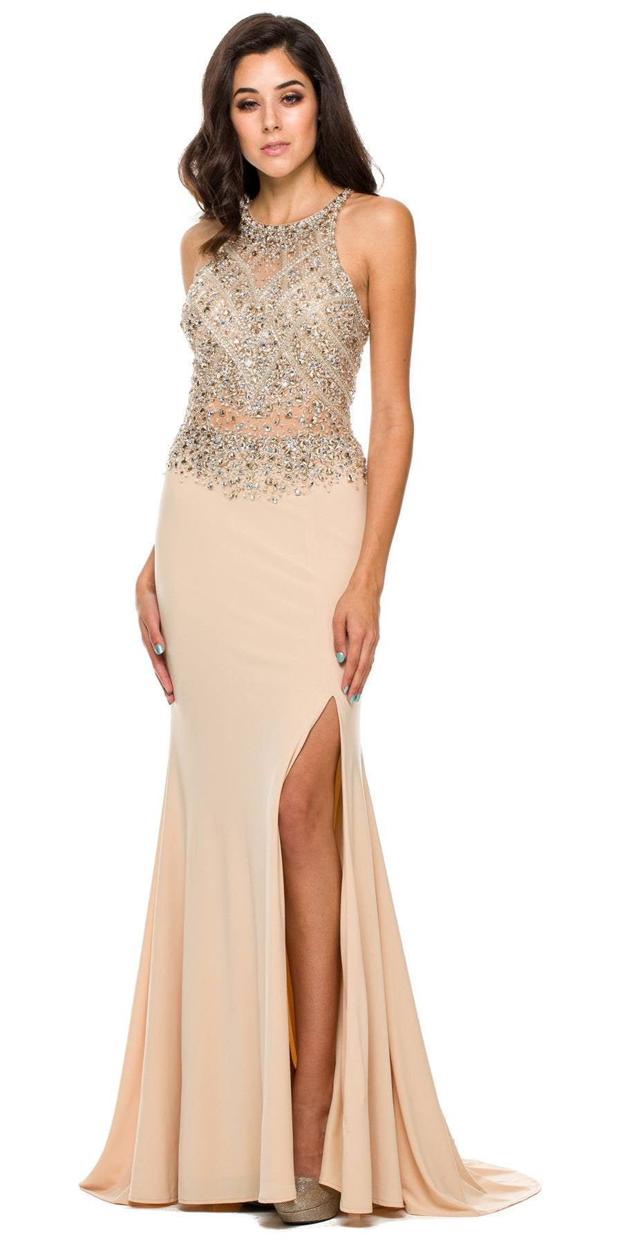 sheath prom dress