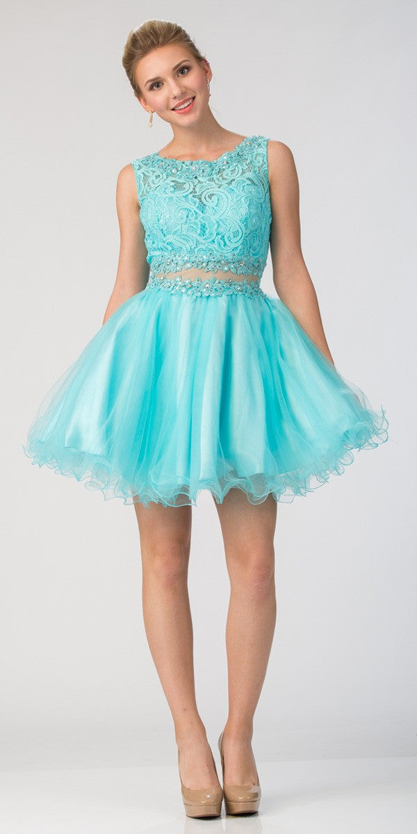 tiffany blue dress short