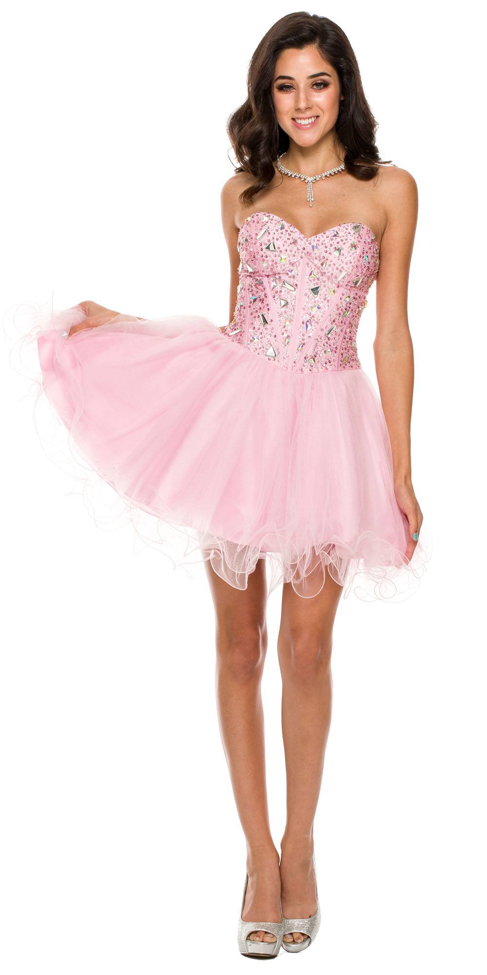 bustier tulle dress