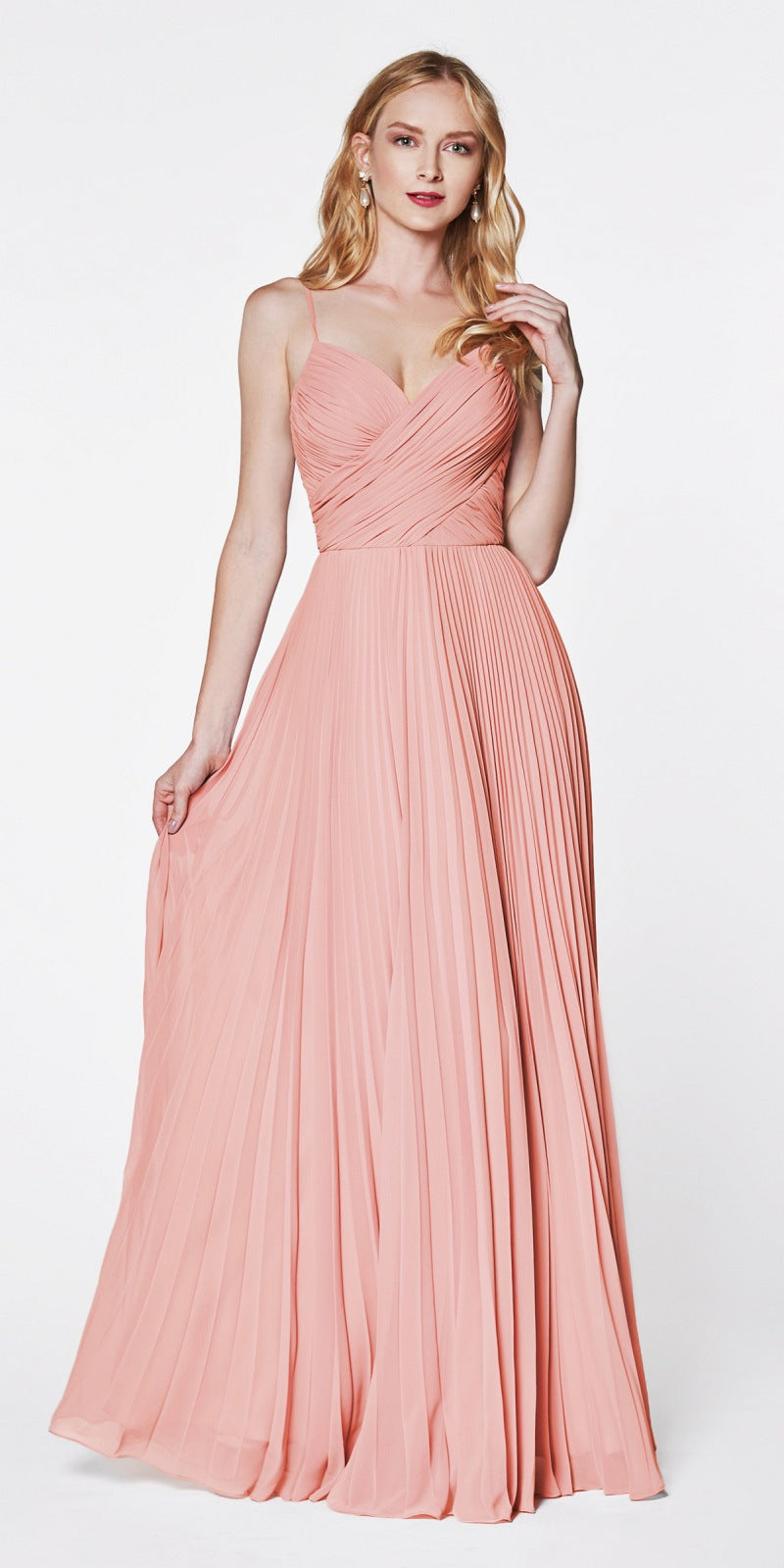 blush semi formal dress