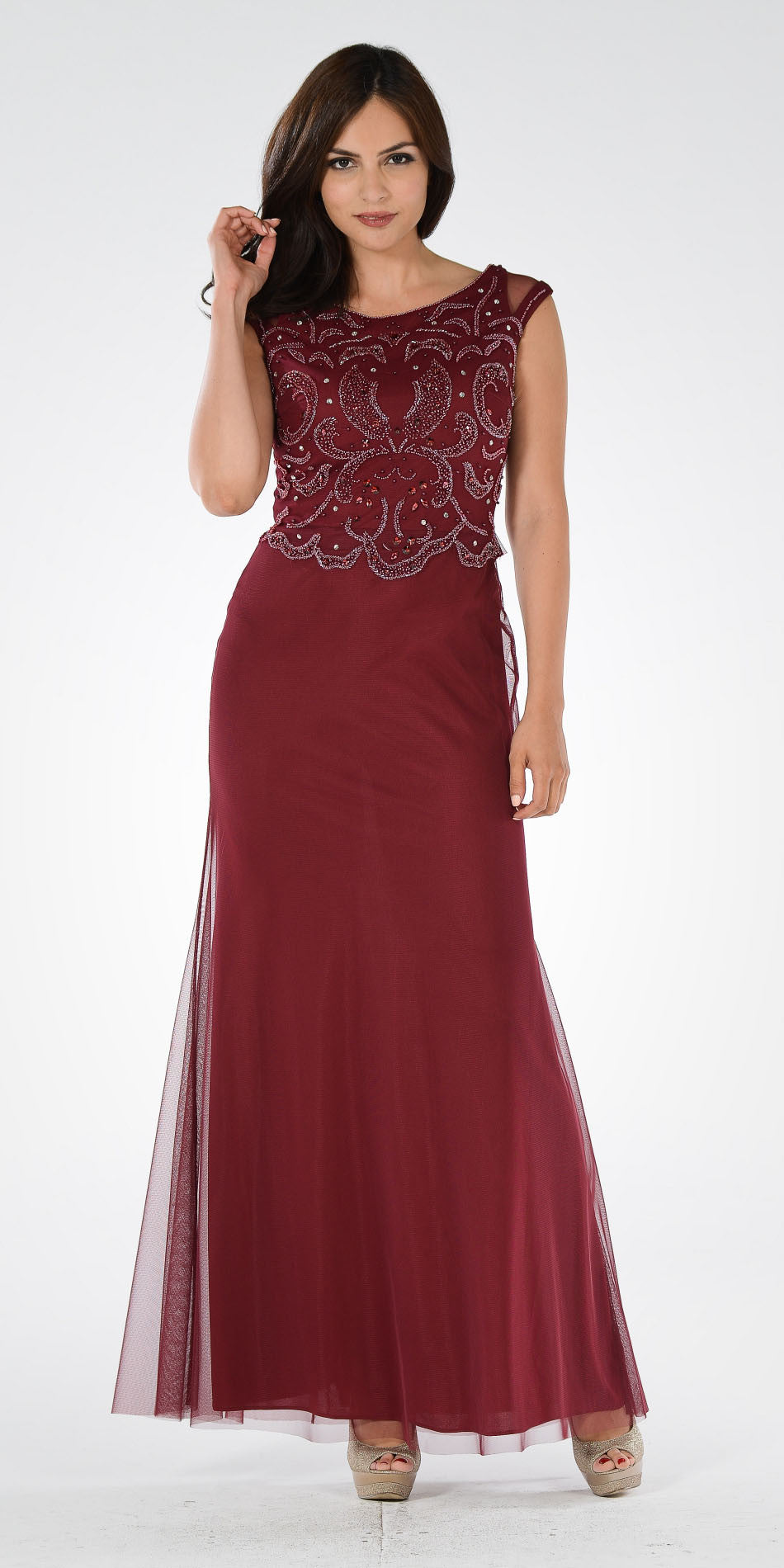 mother of the bride dresses burgundy