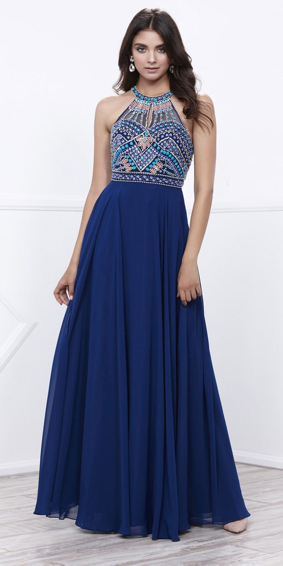 halter formal gown