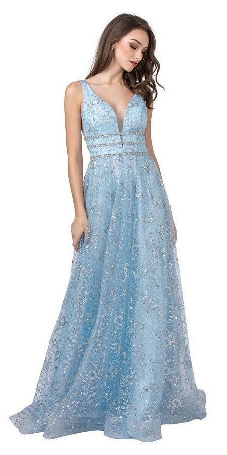 ice blue sequin dress