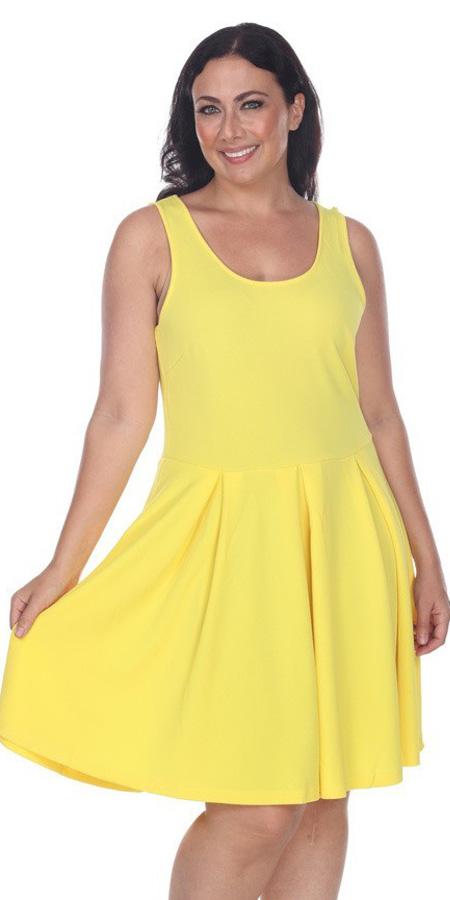 yellow sundress plus size