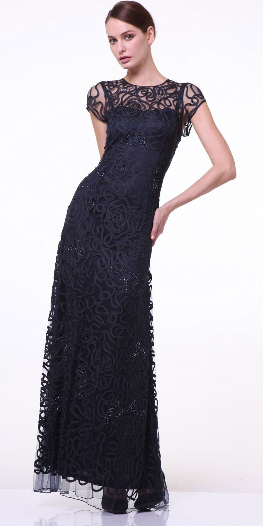 semi formal lace dress