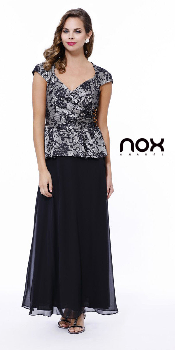 black tie formal gown