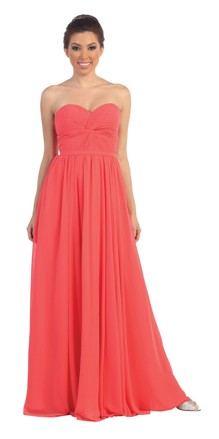 coral beach dress for wedding