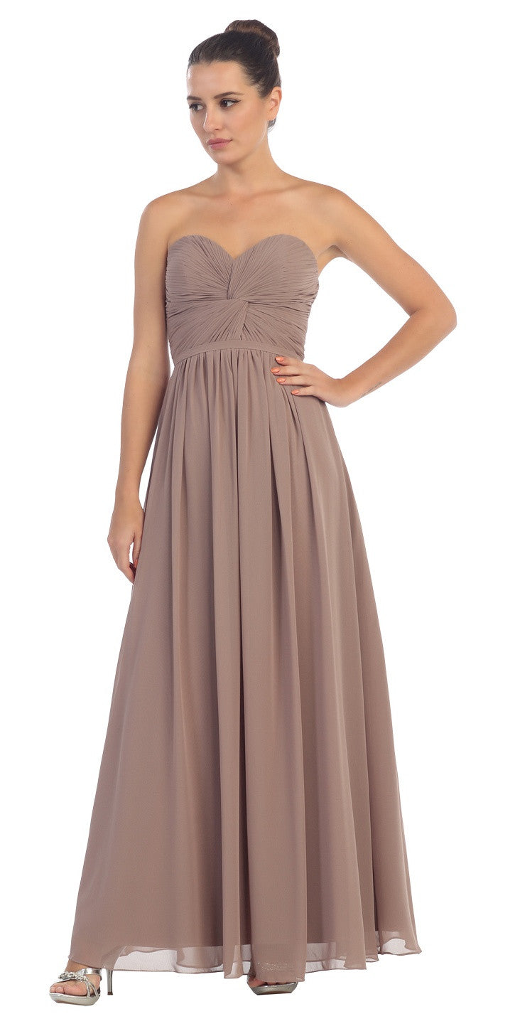 mocha bridesmaid dresses