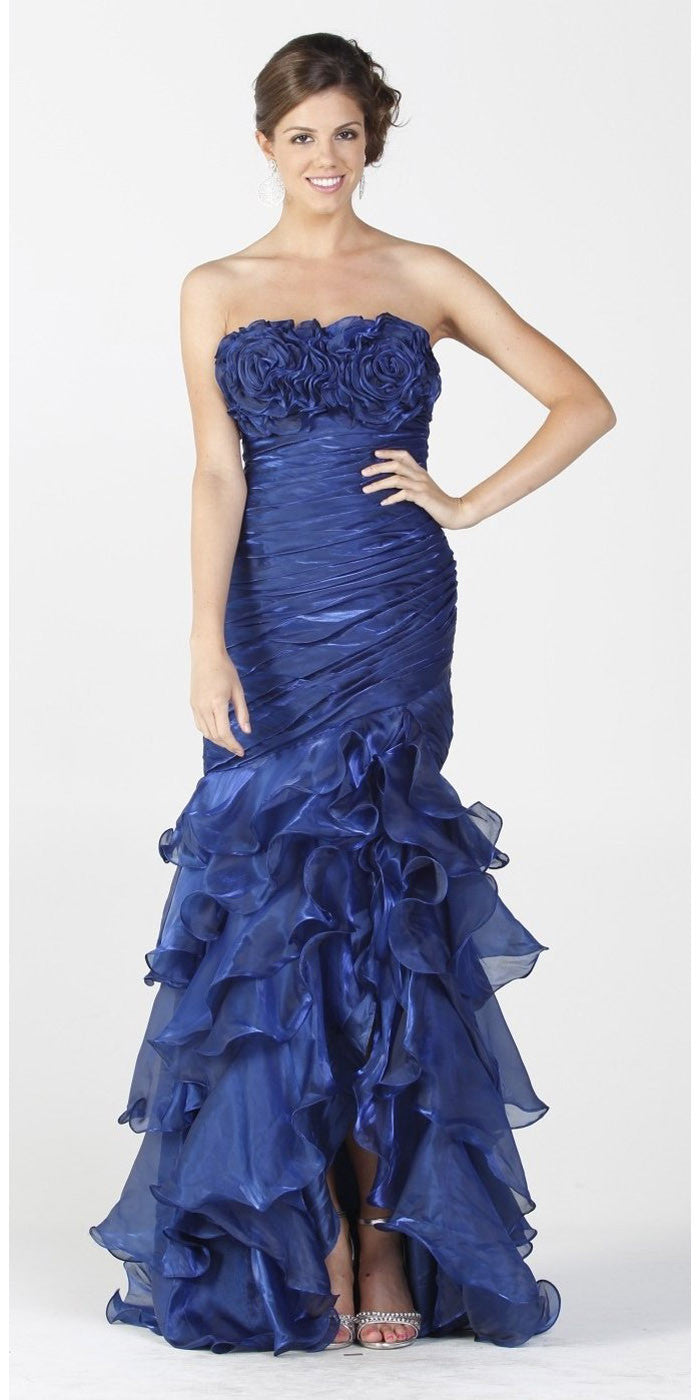 ON SPECIAL LIMITED STOCK - Long Exotic Gala Party Royal Blue Dress Tru ...
