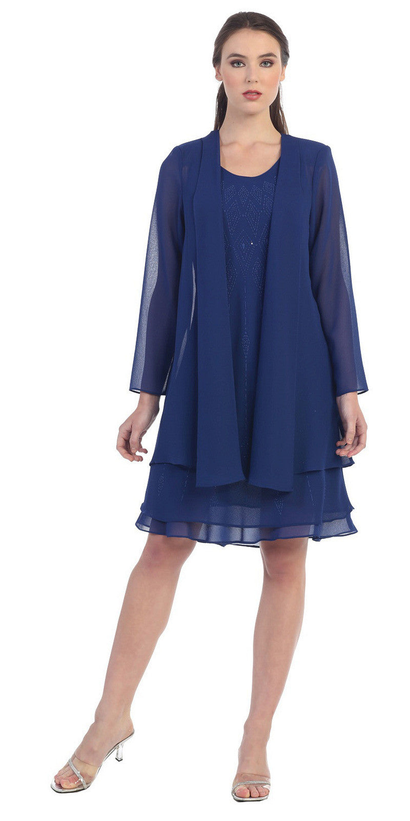 cardigan for blue dress