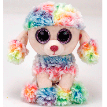 rainbow beanie boo poodle