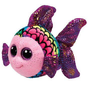 rainbow seahorse beanie baby