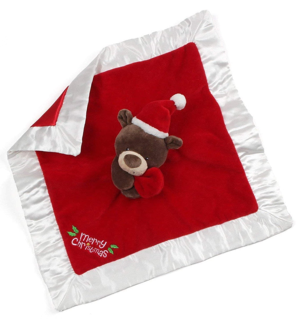 Santa Bear My First Christmas Lovey Baby Blanket - 14 ...