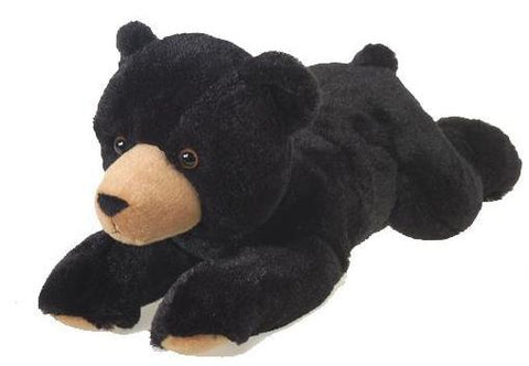 large stuffed black bear