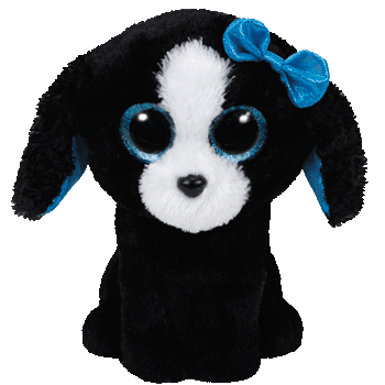 black puppy stuffed animal