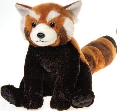 big red panda stuffed animal