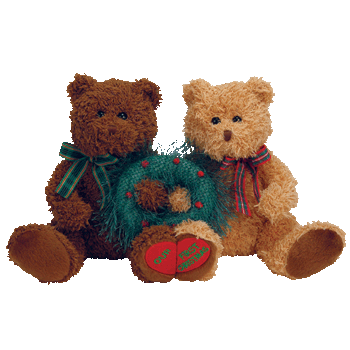 beanie babies christmas bear