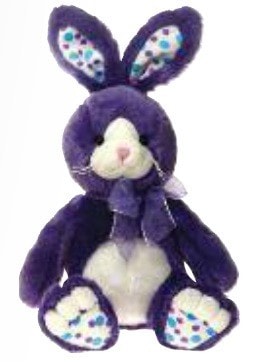 blue easter bunny stuffed animal