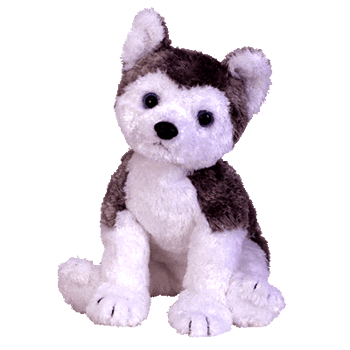stuffed animal husky dog