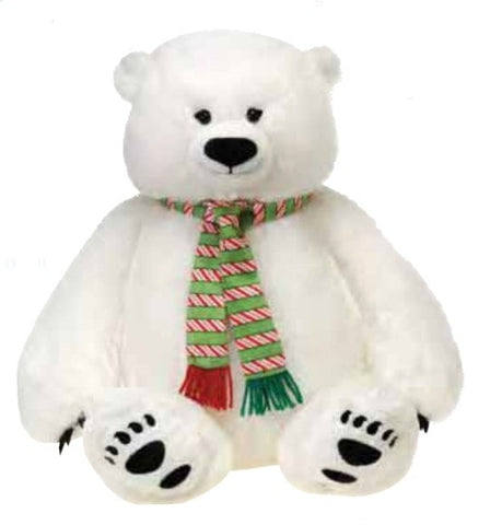 christmas polar bear stuffed animal